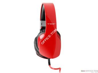 Słuchawki z mikrofonem  TRACER CHERRY Mini-jackTRS Czerwony