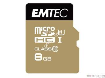 MicroSDHC 8GB Class10 Gold +