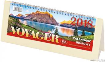 Kalendarz biurowy stojący VOYAGER H4-k krem 310x126 Telegraph