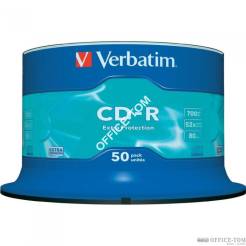 Płyta VERBATIM CD-R cake box 50 700MB 52x DataLife