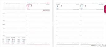 Kalendarz książkowy M1 AMBER 7 - 24 czarny iguana TELEGRAPH