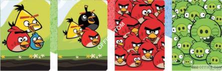 Zeszyt A5 96 kratka  Angry Birds INTERDRUK