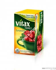 Herbata VITAX Family Żurawina 24TB/ 48g