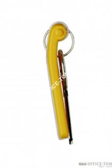 Zawieszki do kluczy KEY CLIP (6szt.) żółte Durable