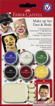 Cienie Do Malowania Twarzy 6 Kolorów Faber-Castell