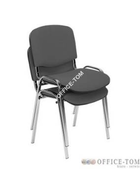  Krzesło konferencyjne ISO black C38 szary Nowy Styl