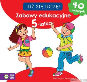Książka Zabawy edukacyjne 5-latka Zielona Sowa