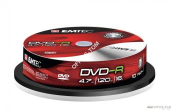 Płyta EMTEC DVD-R (10) 4.7GB x17 Cake Box