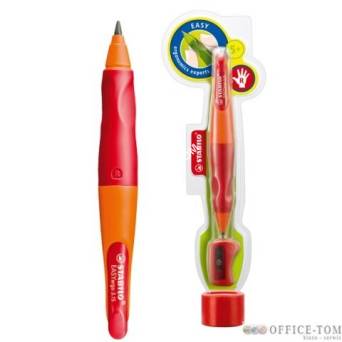 Ołówek automatyczny Stabilo Easy Ergo 3,15 mm pomarańczowy dla praworęcznych + temperówka