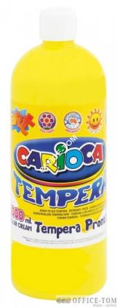 Farba Carioca tempera 1000 ml żółta (ko03/03)