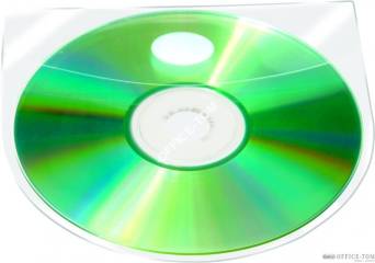 Kieszenie samop. z klapka PP BIELLA CD/DVD 100szt