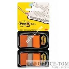 Zakładki indeksujące Post-it® 680-O2EU , pomarańczowe, 2 x 50sztuk, 25mm x 43mm 3M