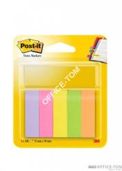 Znaczniki samoprzylepne Post-it®, neonowe, 100 kart, 5 bloczki 15 x 50 mm 670/5 3M