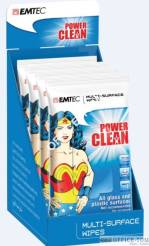 Ściereczki EMTEC POWER CLEAN 50szt Wonderwoman
