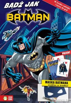 Książka Batman - gry i zabawy (figurki, karty i maski do wypchnięcia) Zielona Sowa