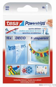 Plastry samoprzylepne dekoracyjne TESA Powerstrips deco (16sztuk) 58800-00016-00 TS