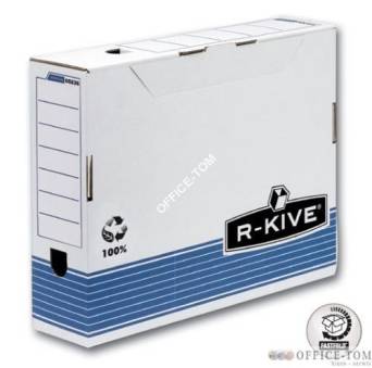 Pudło archiwizacyjne na akta FELLOWES R-KIVE 80mm 10szt. niebieskie