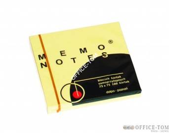 Notes MEMO 75*75 żółty  *DALPO