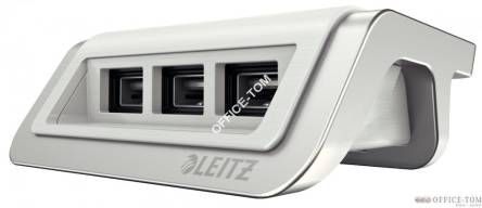 Ładowarka Leitz Style na 3 porty USB biała