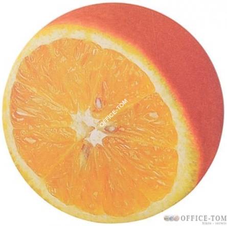 Podkładka pod mysz FELLOWES twarda okrągła, pomarańcza