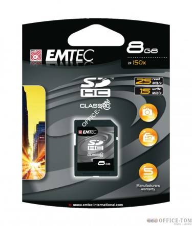 Karta pamięci EMTEC SDHC 8GBHC Class 10