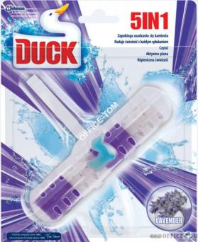 DUCK 5w1 - zawieszka do toalet o zapachu Lavender
