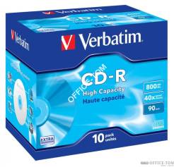 Płyta VERBATIM CD-R  jewel case  800MB  40x  DataLife