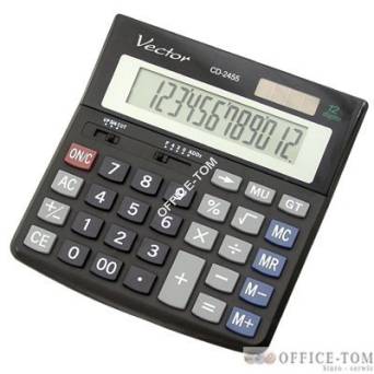Kalkulator VECTOR CD2455 12p .