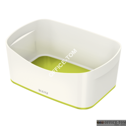 Pojemnik MyBOX bez pokrywki biało-zielony Leitz