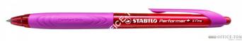 Długopis STABILO Performer+ 0,35 mm, czerwony/różowy