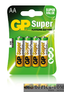 Bateria alkaliczna GP Super; AA / LR6; 1.5V GPPCA15AS015