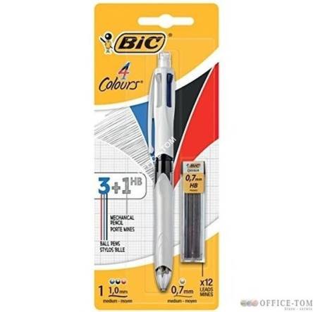 Długopis 4 Colours z ołówkiem MULTIFUNCTION BCL BIC
