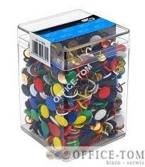 Pinezka kolorowa (750) 3751 E&D plastikowe pudełko