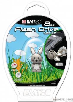 Pamięć USB EMTEC 8GB USB 2,0 królik  EKMMD8GM321