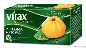 Herbata VITAX Inspirations Zielona z Pigwą 20TB/30g