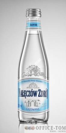 Woda NAŁĘCZÓW ZDRÓJ 300ml  gazowana butelka szklana 
