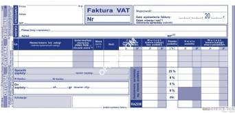 Faktura VAT MICHALCZYK I PROKOP 1/3 A4 80 kartek