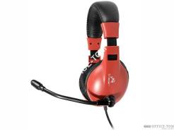 Słuchawki z mikrofonem  TRACER VEGA RED Mini-jack Czarno-czerwone