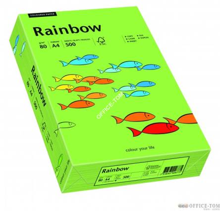 Papier xero kolorowy Rainbow zielony 76