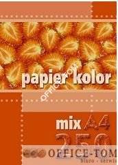 Papier xero A4 (250) mix kolorów KRESKA