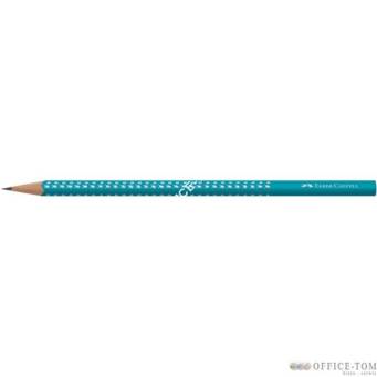 Ołówek SPARKLE B niebieski/petrol z kryształkami FC118304 FABER-CASTELL