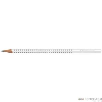 Ołówek SPARKLE B biały z kryształkami FC118305 FABER-CASTELL