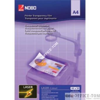 Folia Nobo A4  OHP do drukarek laserowych kolorowych 50 szt