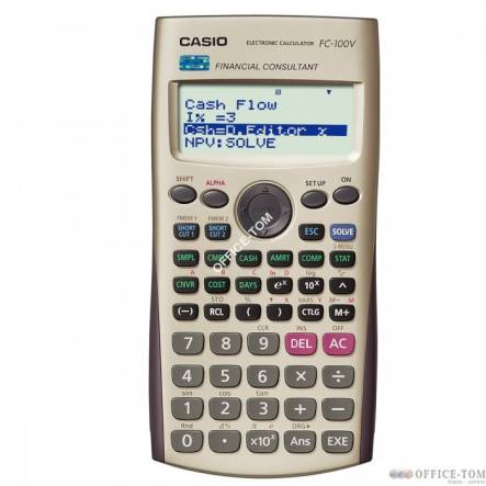 Kalkulator CASIO FC-100V-S .