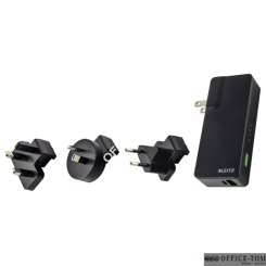 Ładowarka sieciowa Leitz Complete Travel z USB i power bankiem 3000 mAh 63070095