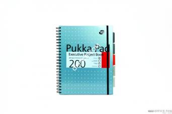 Executive Project Book Metalic A4  srebrny, rózowy, niebieski (3 szt mix kolorów) PUKKA