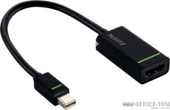 Adapter Mini DisplayPort - HDMI Leitz Complete, czarny Leitz 63100095