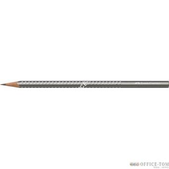 Ołówek SPARKLE B srebrny metalizowany z kryształkami FC118317 FABER-CASTELL