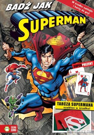 Książka Superman - gry i zabawy (figurki, karty i maski do wypchnięcia) Zielona Sowa