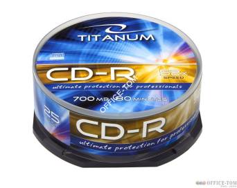 CD-R TITANUM - Cake Box 25